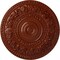 Ekena Millwork Rose Ceiling Medallion (Fits Canopies up to 13 1/2"), Hand-Painted Firebrick, 33 7/8"OD x 2 3/8"P CM33ROFIF - alternate 1